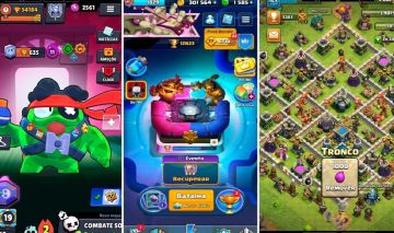COMBO SUPERCELL - 3 CONTAS INCRIVEIS - CLASH ROYALE/CLASH OF CLANS/BRAWL STARS