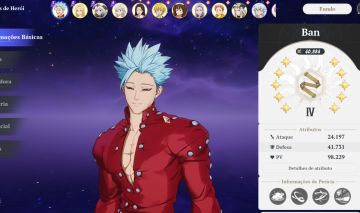 The Seven Deadly Sins Origin - CONTA -BAN P10 BANNER DO PERSONAGEM GARANTIDO