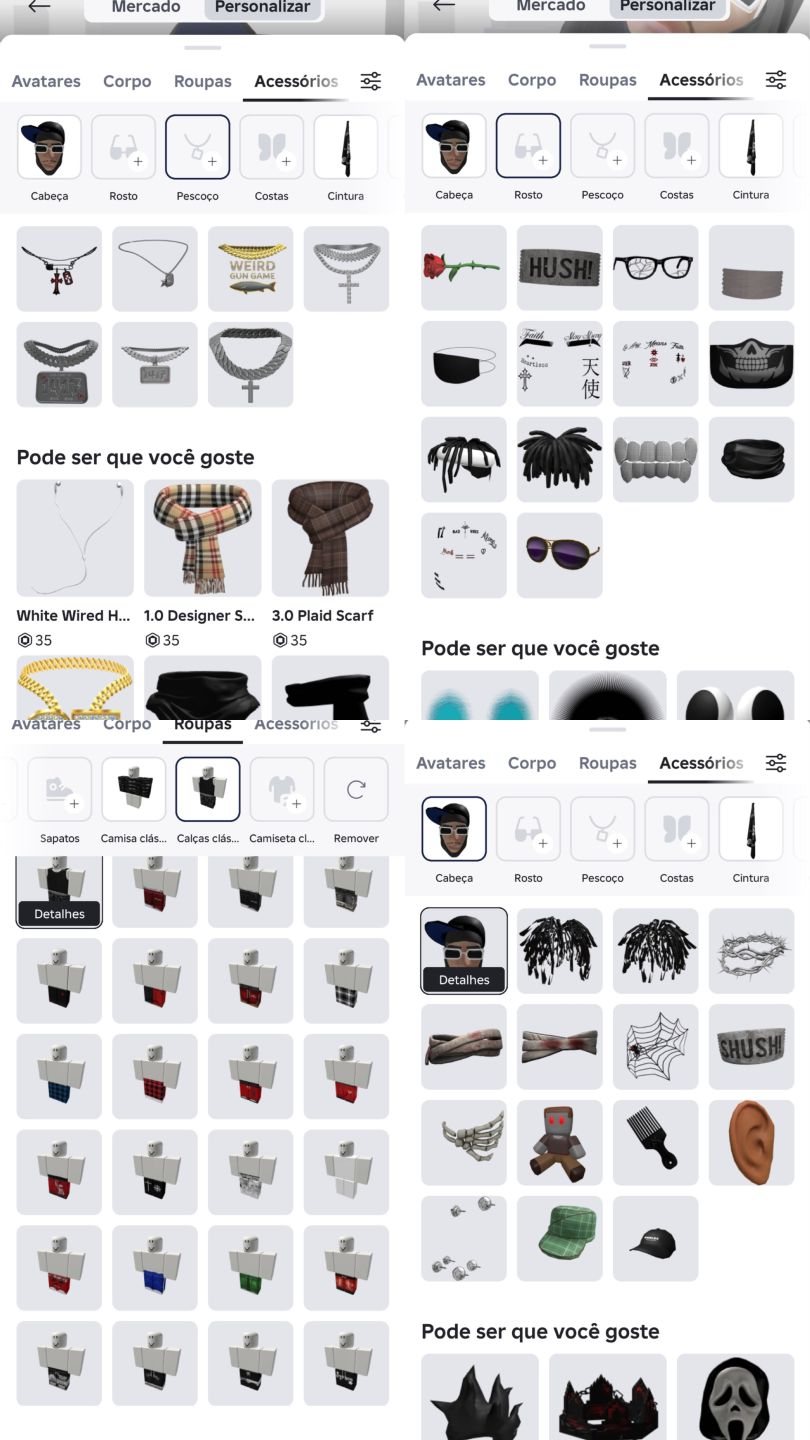 CONTA DE ROBLOX INVENTARIO AVALIADO EM 15K DE ROBUX CABEÇA INVISÍVEL