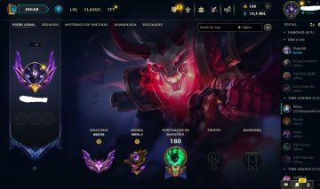 Conta de lol main sup