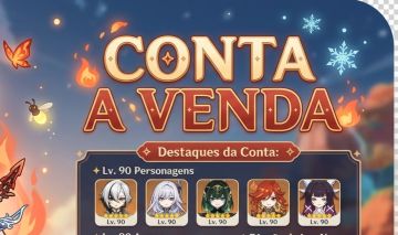 Conta Genshin Impact | AR 58 | Servidor Europa | R$ 350| (Primeiro Dono e unico)