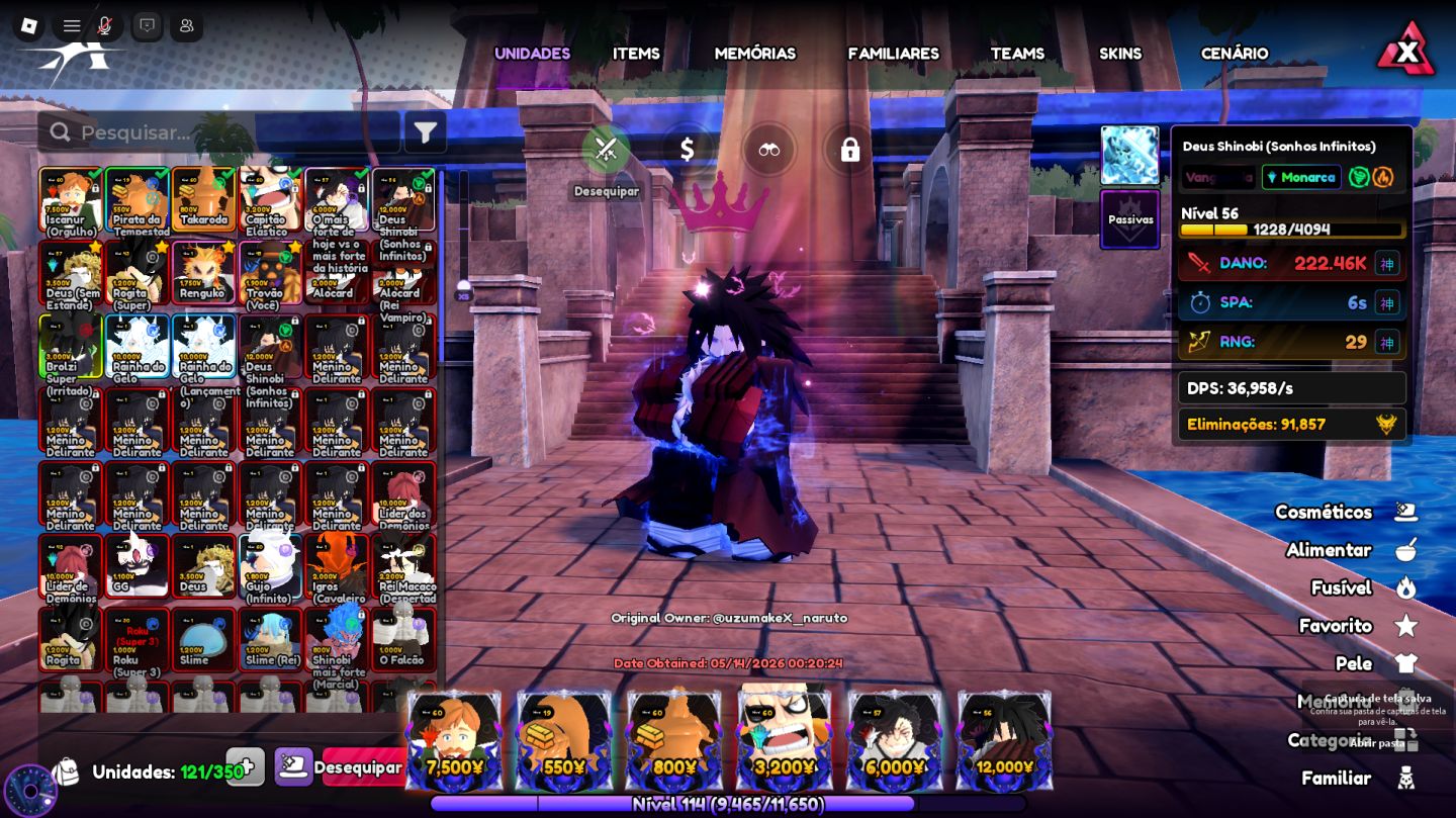 MADARA ANIME VANGUARDS ( FULL PERFEITO + MEMORIA Z+Z+)