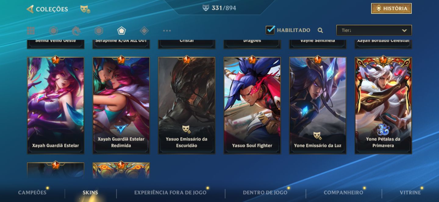 CONTA PARA ADCS 235 SKINS
