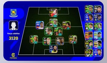 CONTA EFOOTBALL 3120 DE FORCA COLETIVA MUITOS EPICOS