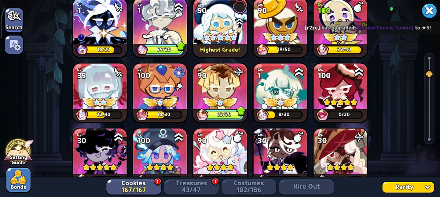 Conta para iniciantes COOKIE RUN:KINGDOM