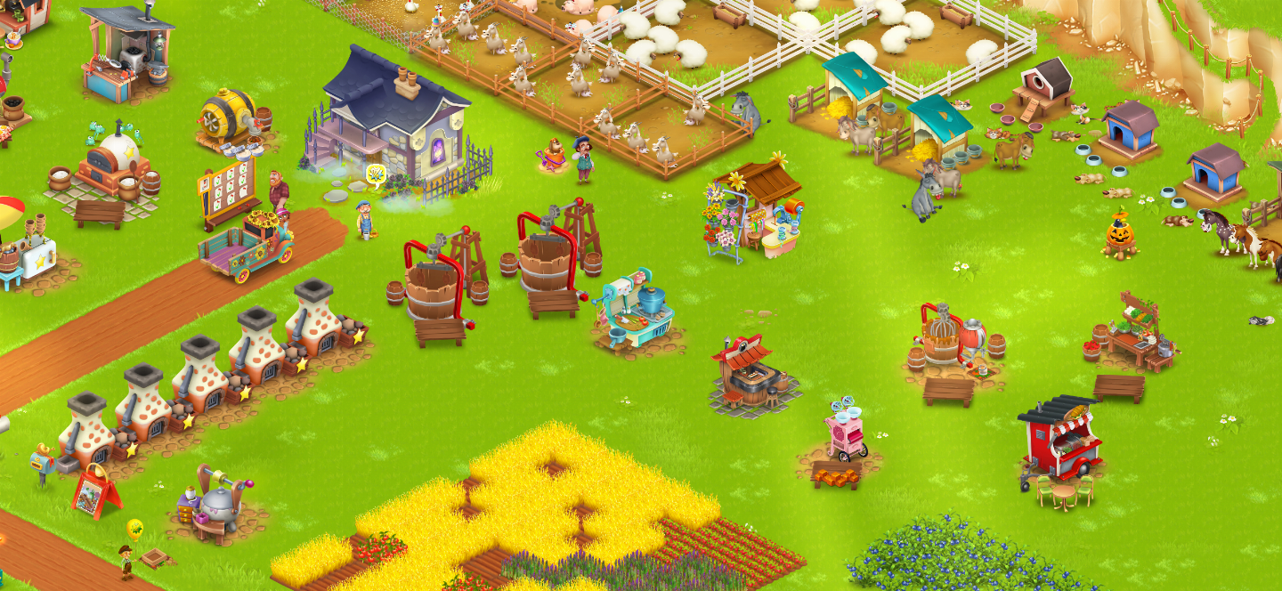 Conta hay day com mais de 1 M DE gold