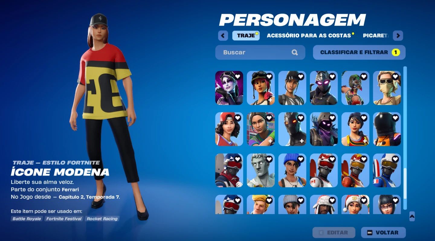 Conta fortnite mt antiga, unico dono, skins raras. machado leviantan entre outra