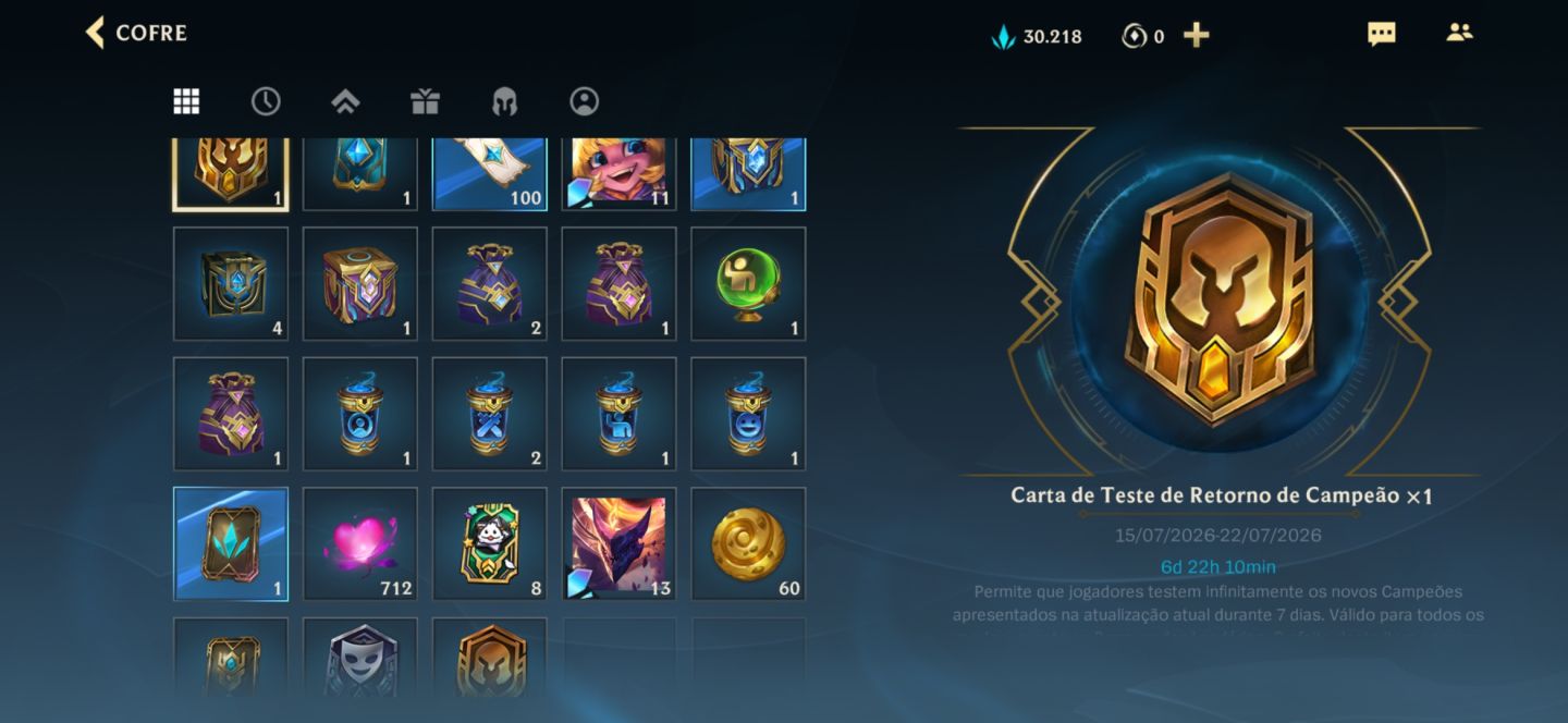 Conta antiga de ex mono Ahri