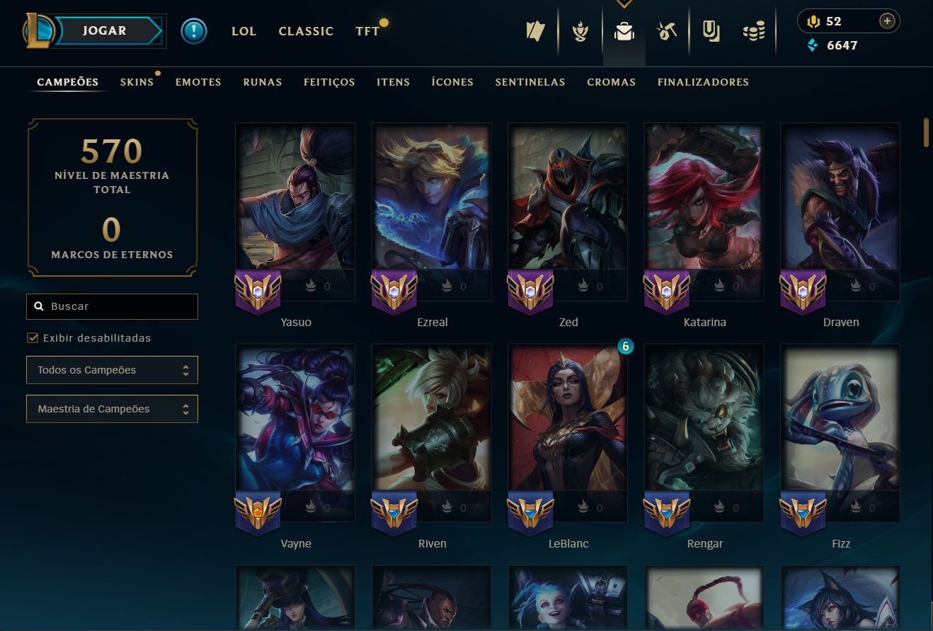 Lvl 238 | 167 skins | main yasuo zed e ezreal