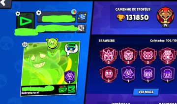 Conta de Brawl Stars Full e com as Duas Skins do Frank Rei