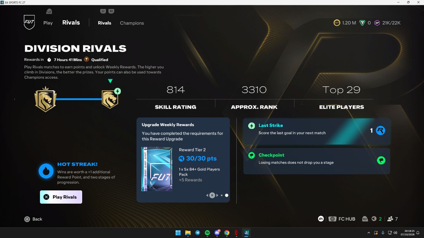 EA FC 27 - FUT CHAMPIONS - RIVALS - SQUAD BATTLES - DRAFT - GALERIA