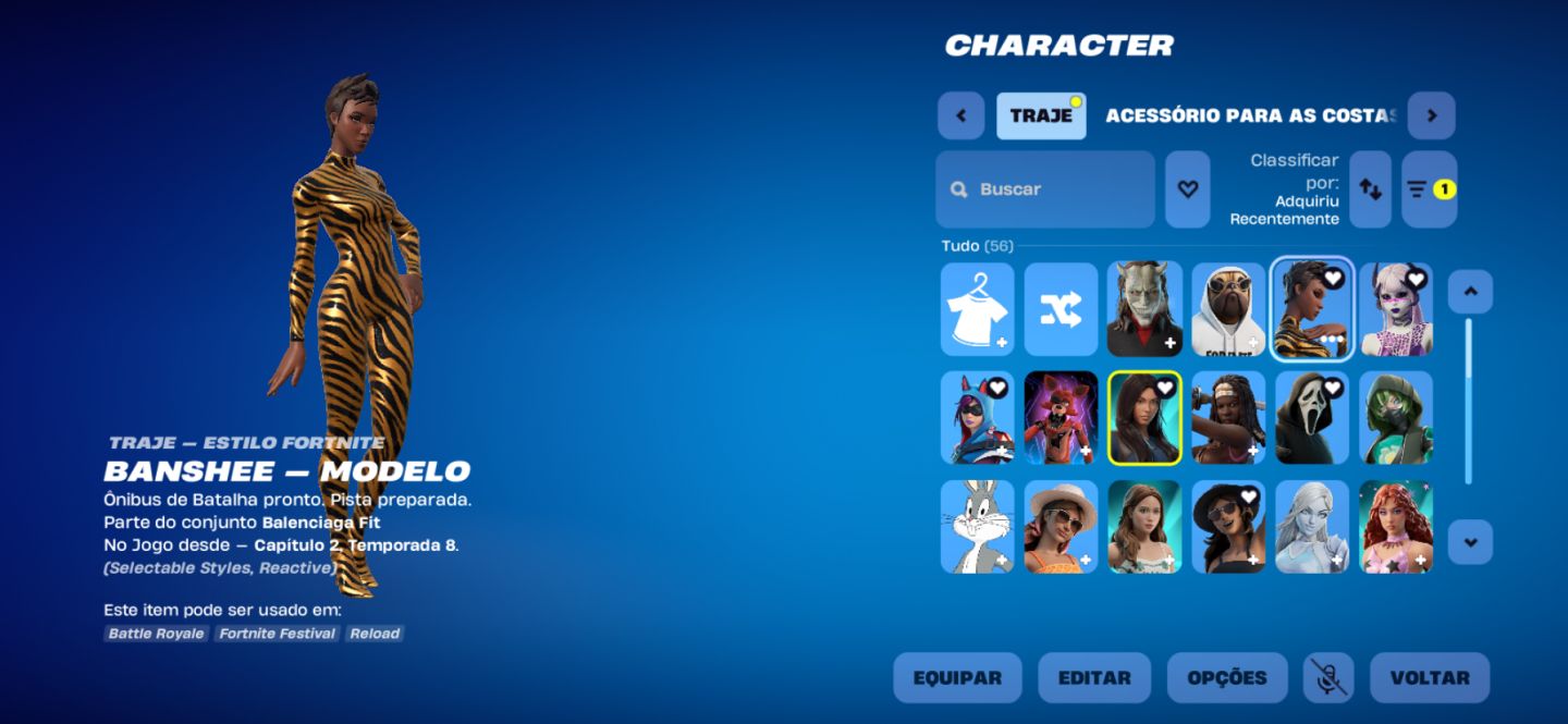 Conta Fortnite Tryhard de Tokens