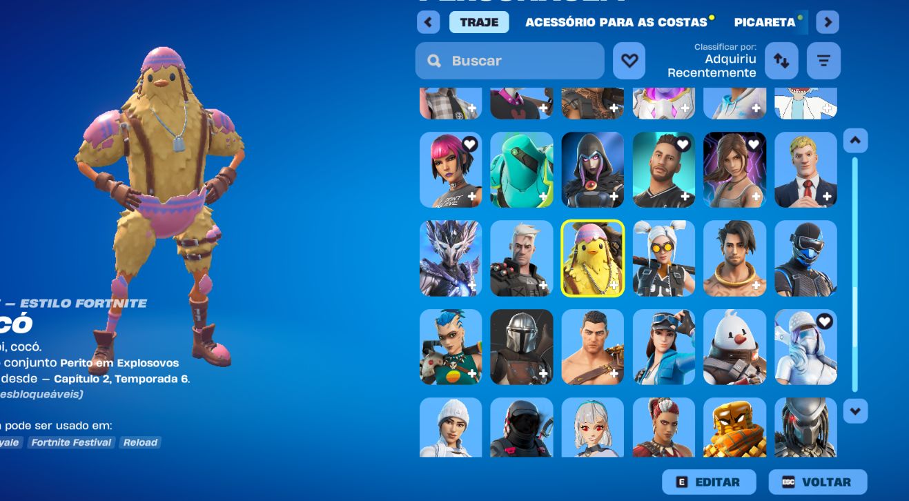 CONTA FORTNITE COM VARIAS SKINS E PASSES ANTIGOS !!!!