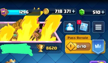 Conta de Clash royale com 8600 troféus