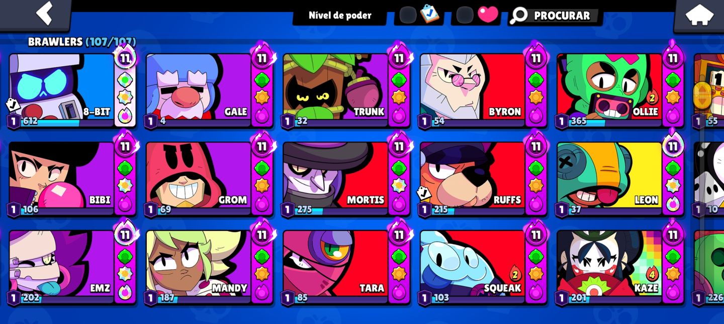 Conta Brawl Stars | 87K Troféus