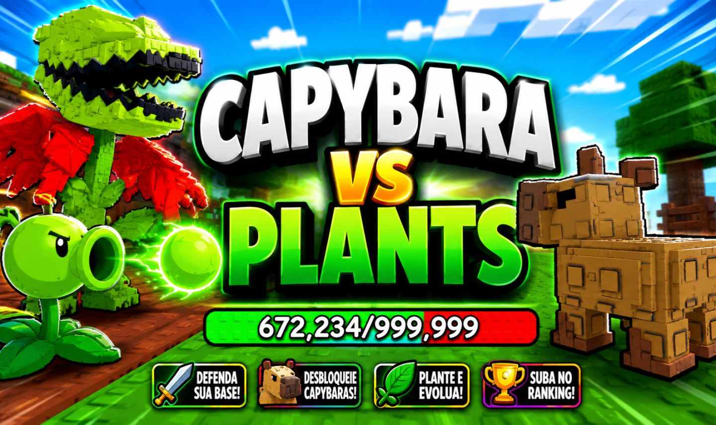 Capybara VS Plants!