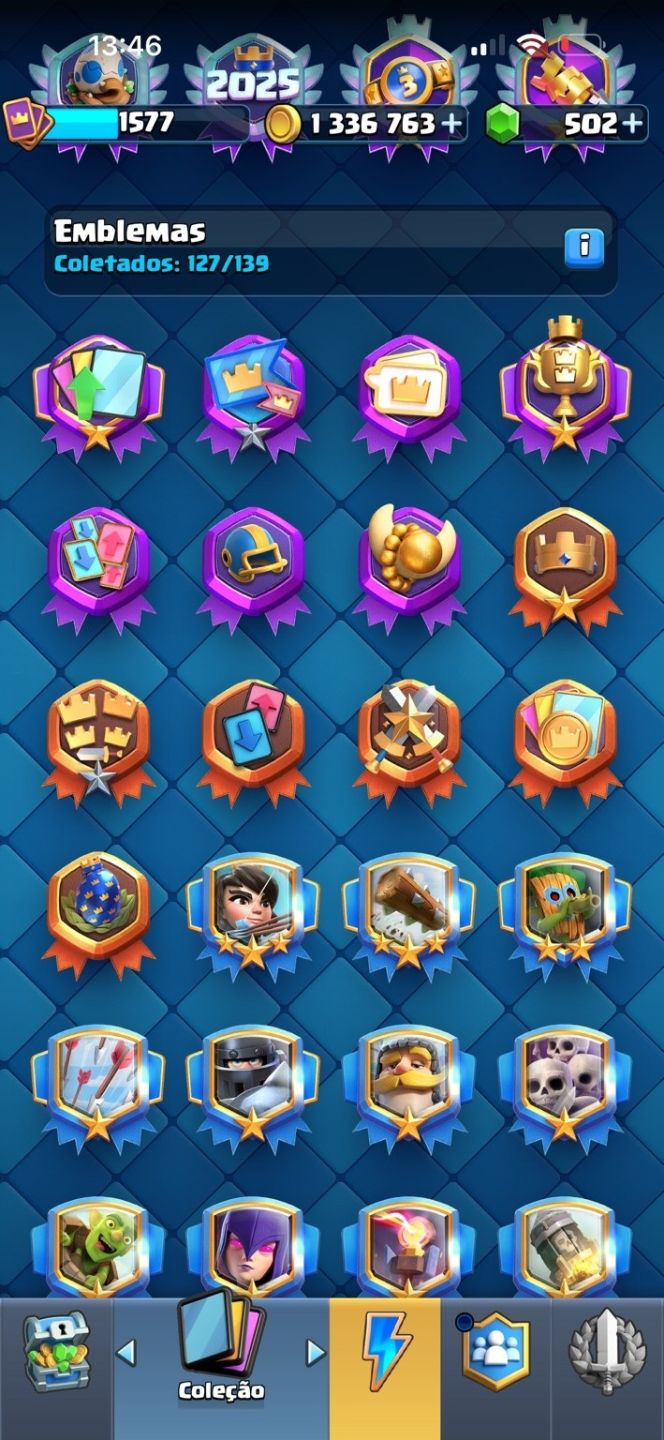 CONTA CLASH ROYALE 12.088 TROFÉUS | ARENA 29 | 17 EVOLUÇÕES + 6 HERÓIS