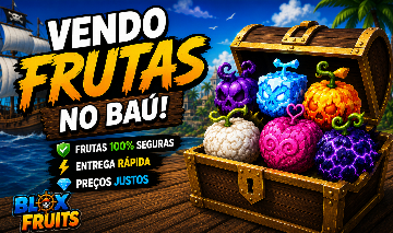 (Blox Fruits) Frutas no baú!!