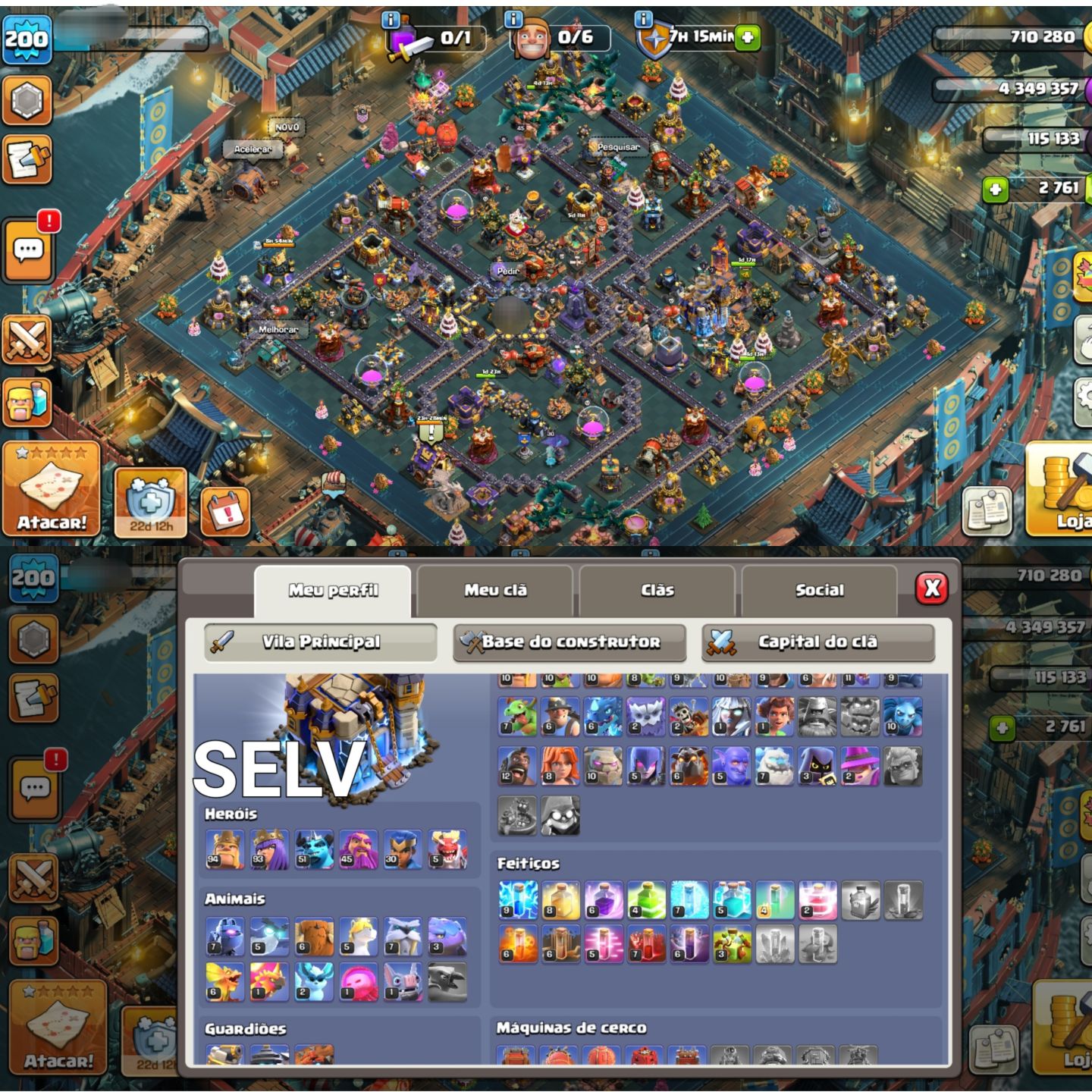 CONTAS DE CLASH OF CLANS CV9 A CV17 NO E-MAIL DO COMPRADOR