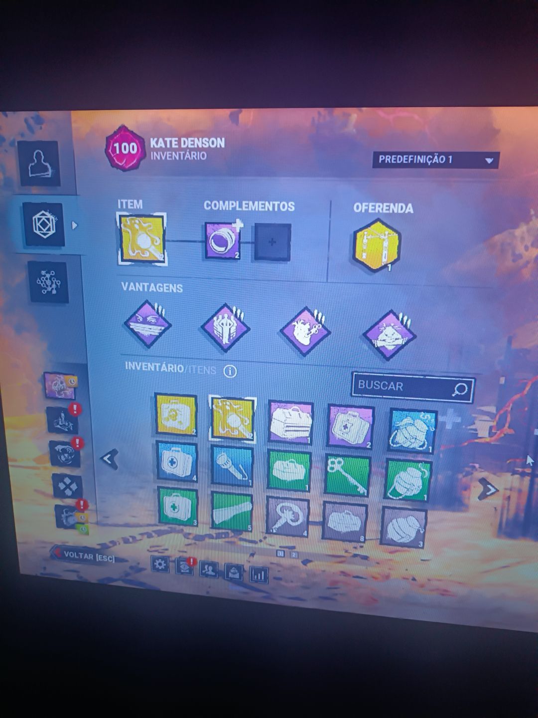 Kate p100 + skins legacys conta epic games dbd