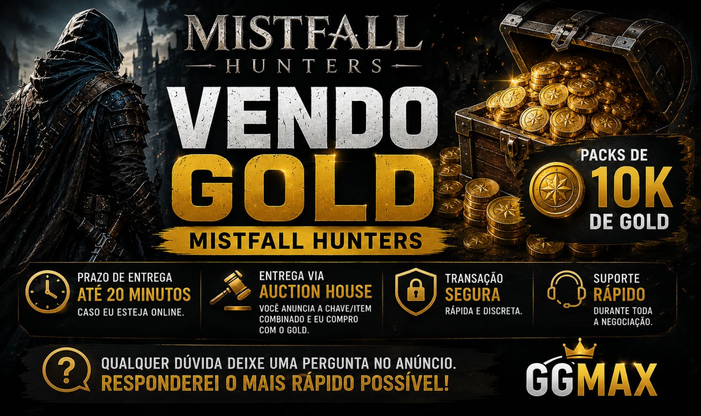 MISTFALL HUNTERS PACKS DE 10/30/50/100K/500K/1M PROMOÇÃO