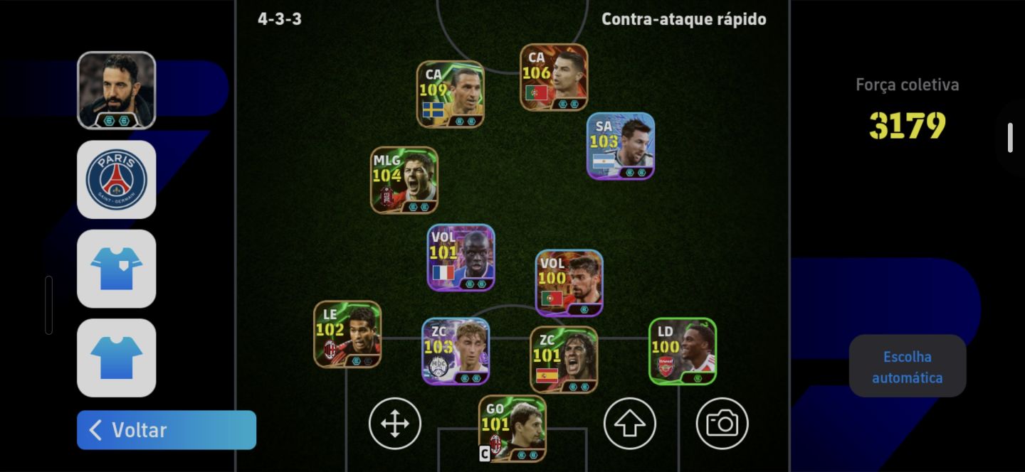 Conta efootboll braba para craque