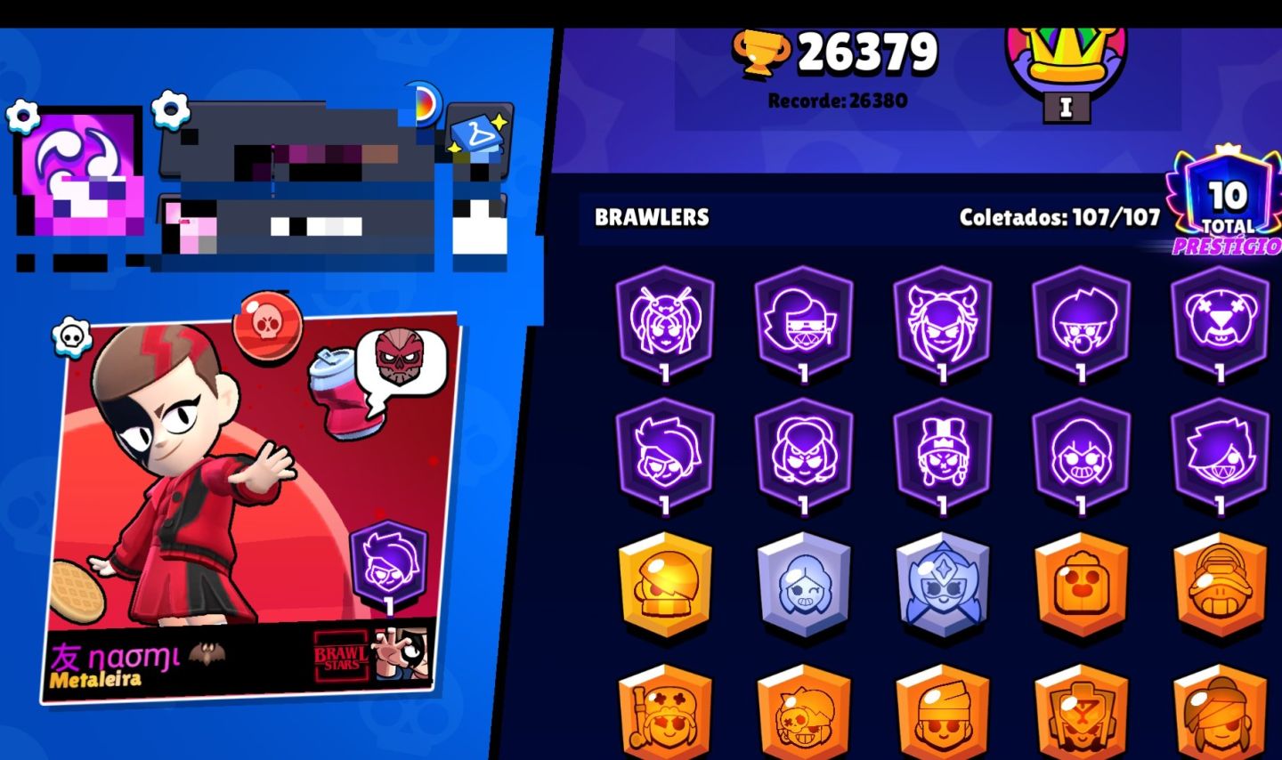 Conta Brawl Stars 26K troféus