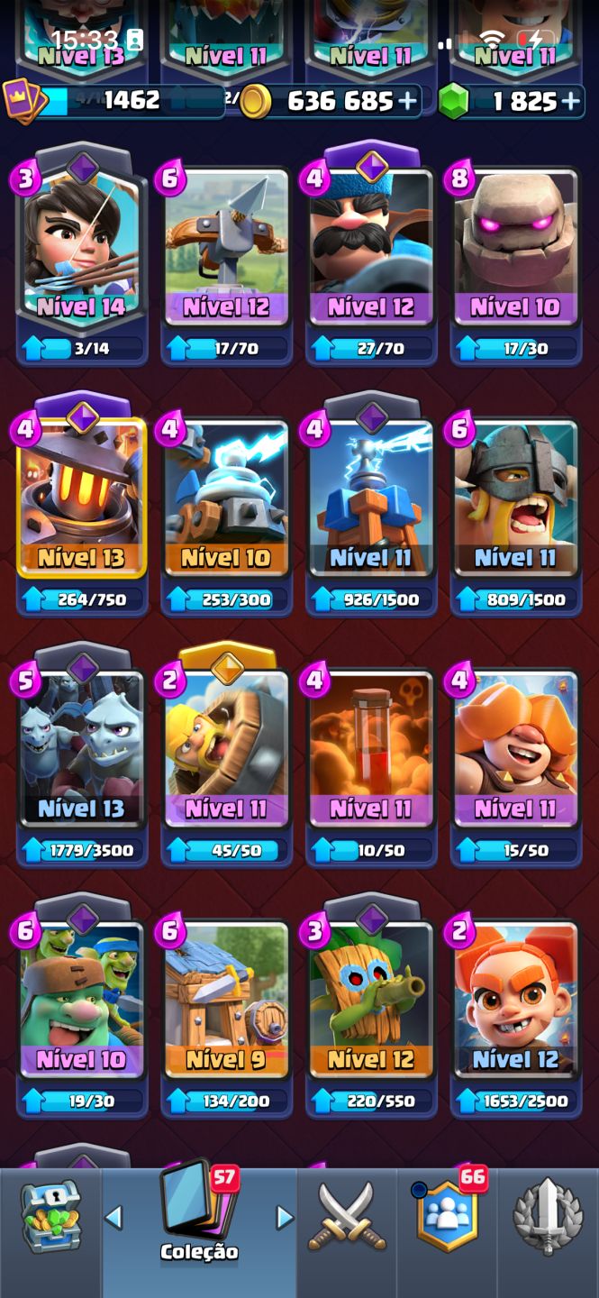 Conta Clash Royale 10k trofeus