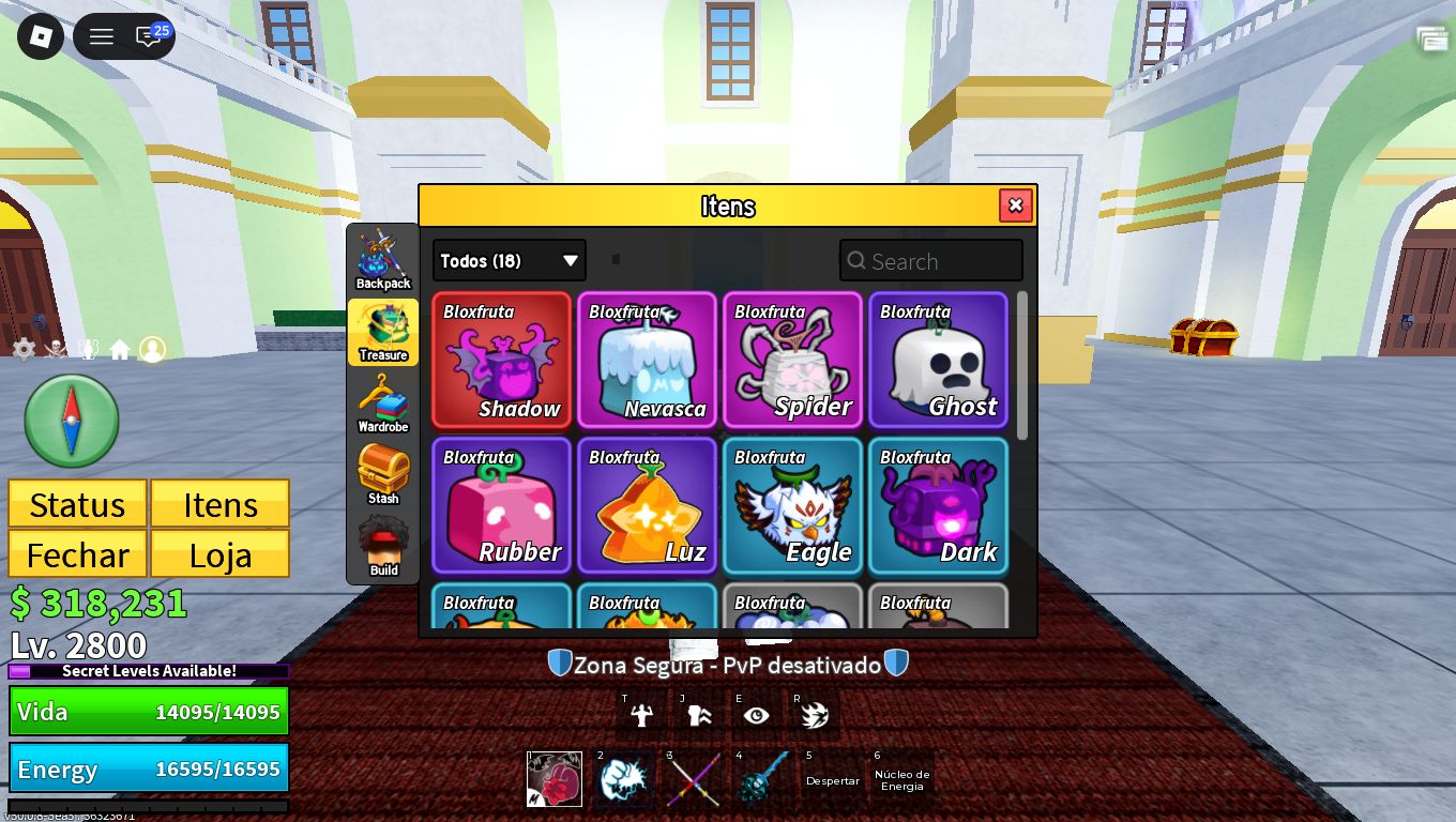 CONTA BLOX FRUITS + KING LEGACY | LVL 2800 + 5M BOUNTY + BUDDHA PERM E MAIS!!