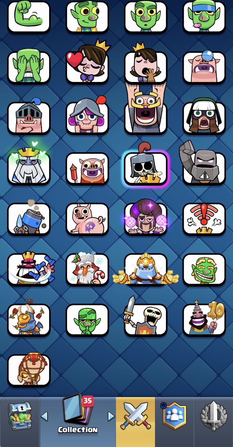 Conta de Clash Royale arena 30