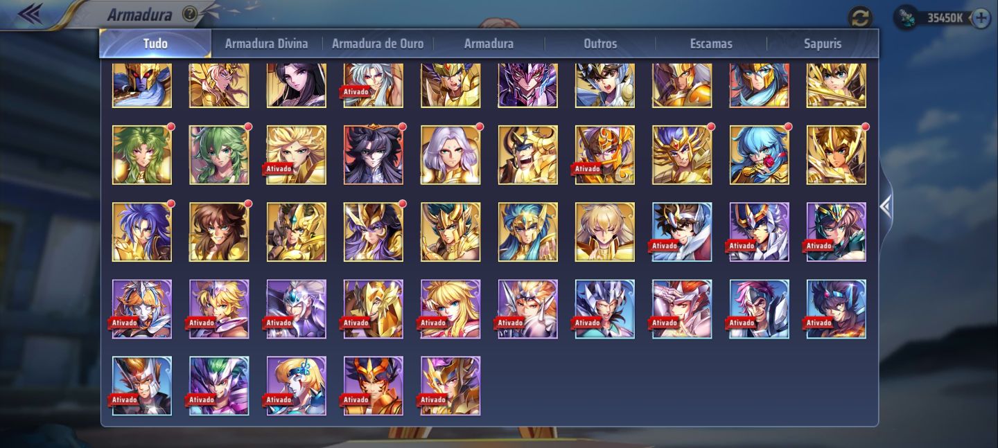 Conta forte A145- Mixer 3 LV 96 Saint Seiya wakening