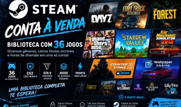 Conta Steam com diversos jogos Barata