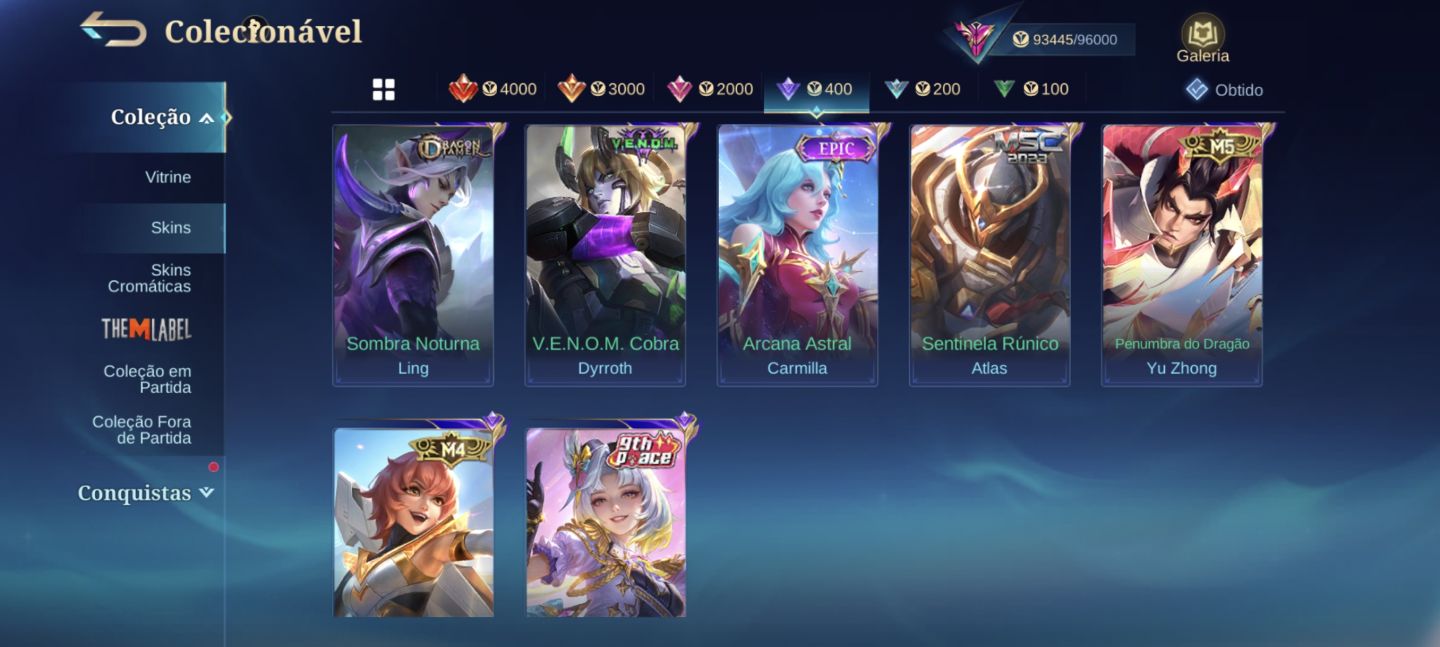 PREMIUM | 330 SKINS | CHOU IORI KOF | BEATRIX PRIME | YSS COLLECTOR | 3 LUCKYBOX