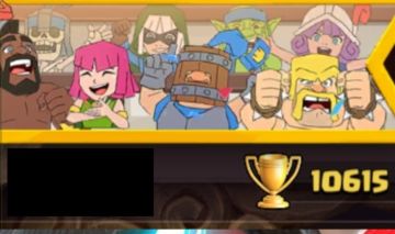 CONTA CLASH ROYALE 10.5K DE TROFÉUS