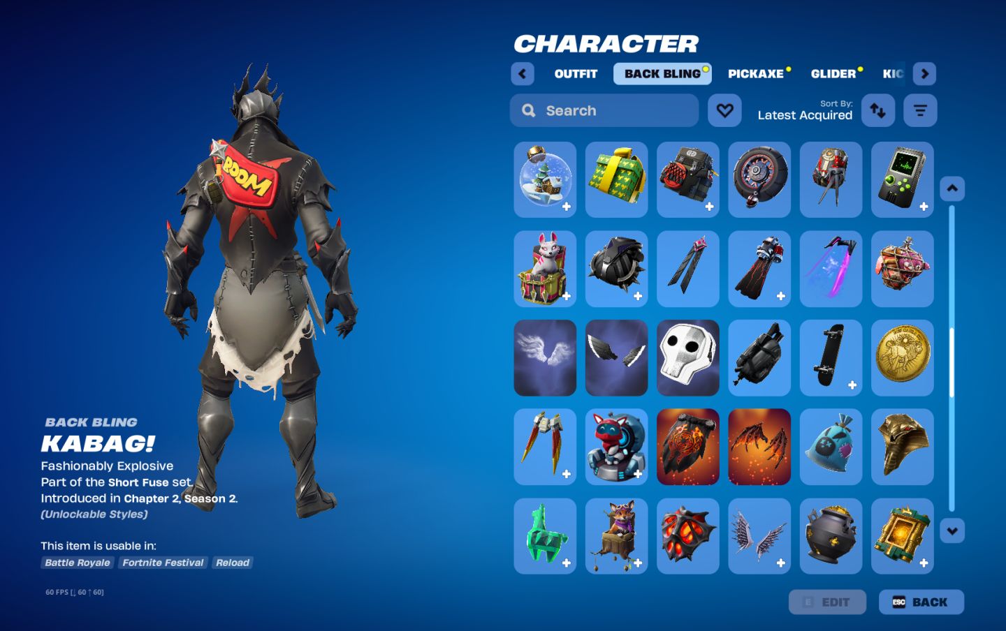 Conta fortnite 129 skins