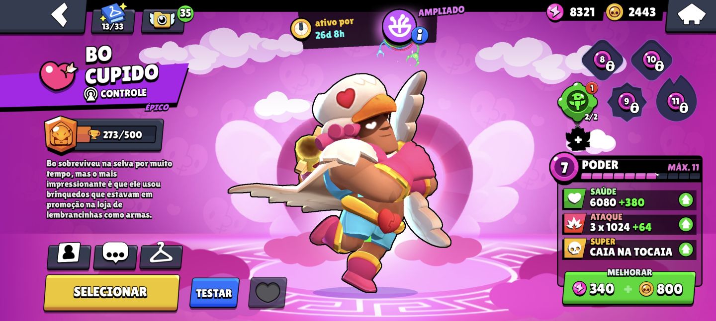CONTA BRAWL STARS 26K | 79 BRAWLERS | BAKUGO + GODZILLA + BOB ESPONJA + UNO
