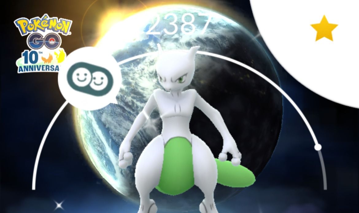 Conta pokemon go com mewtwo 100% shiny com fundo especial
