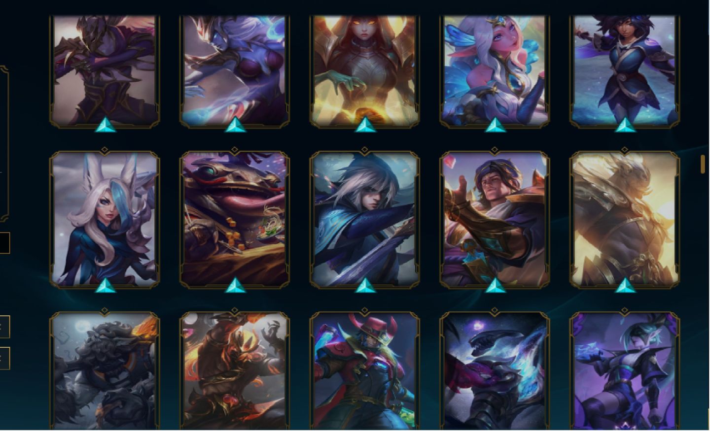 CONTA LOL + VALORANT | LVL 465 | ESMERALDA III | 277 SKINS