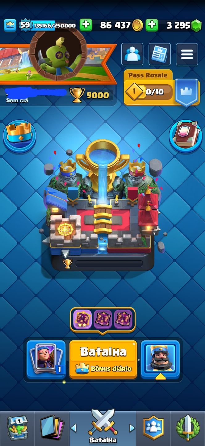 Conta de clas Royale+ brawl Star