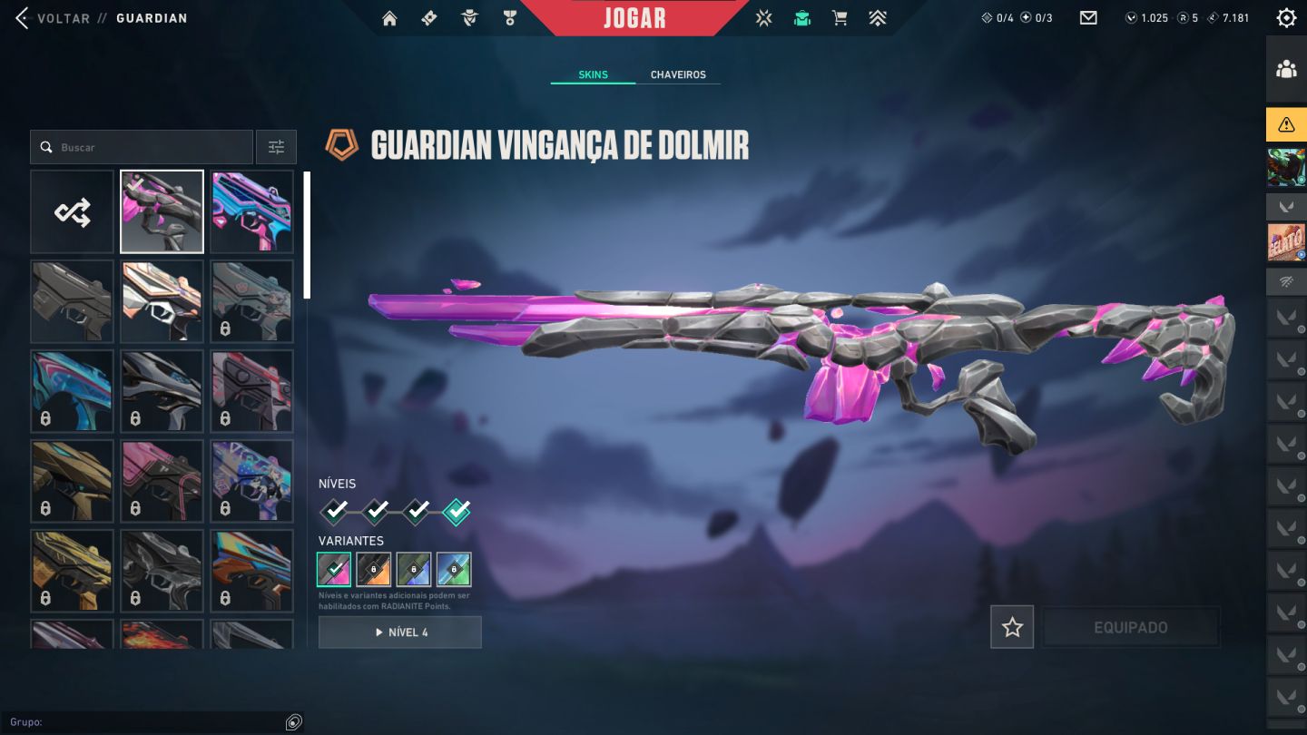 Conta Valorant 1800 Gastos