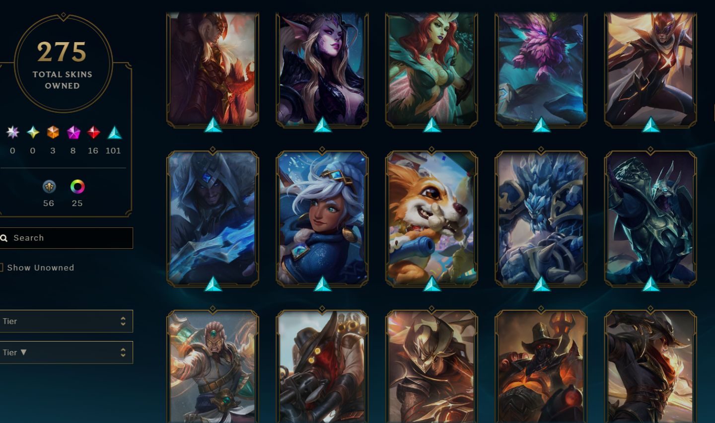 Prata - mmr de Platina - lv292 - 3 skin ultimate, 10 anos de conta