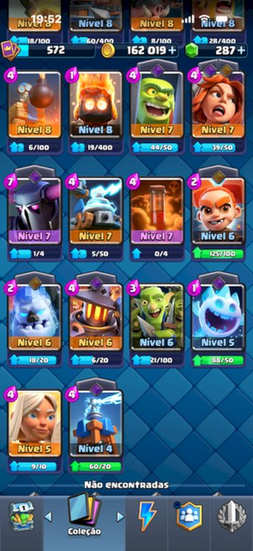CONTA CLASH ROYALE ARENA 10 COM EVO