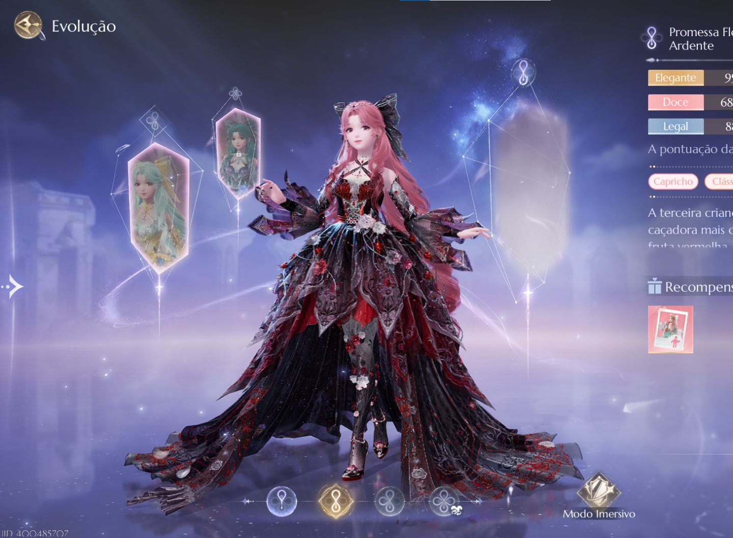 CONTA INFINITY NIKKI - 190 RESSONÂNCIAS + LOOK DA BAILARINA + LOOKS MILAGROSOS