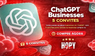 CHATGPT 5 PRO BUNISSES / PLUS - PRIVADO / 5 CONVITES COMPLETO [MENSAL 30 DIAS]