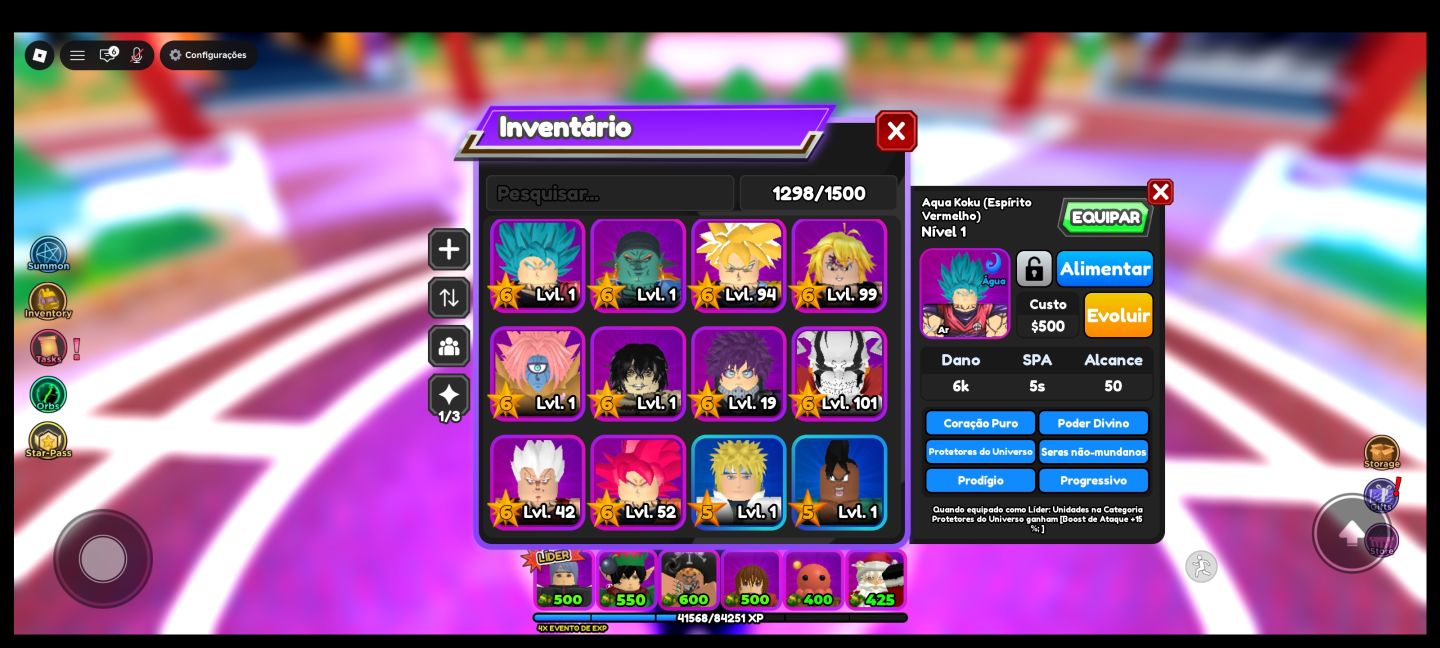 Conta de All stars tower defense