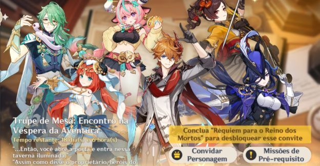 Conta Genshin Impact - Tighnari /Escoffier /Linnea