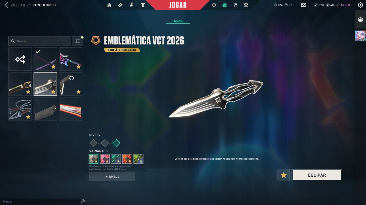 Conta com 1500$ gastos champions 2025+pacote vct+kuronami