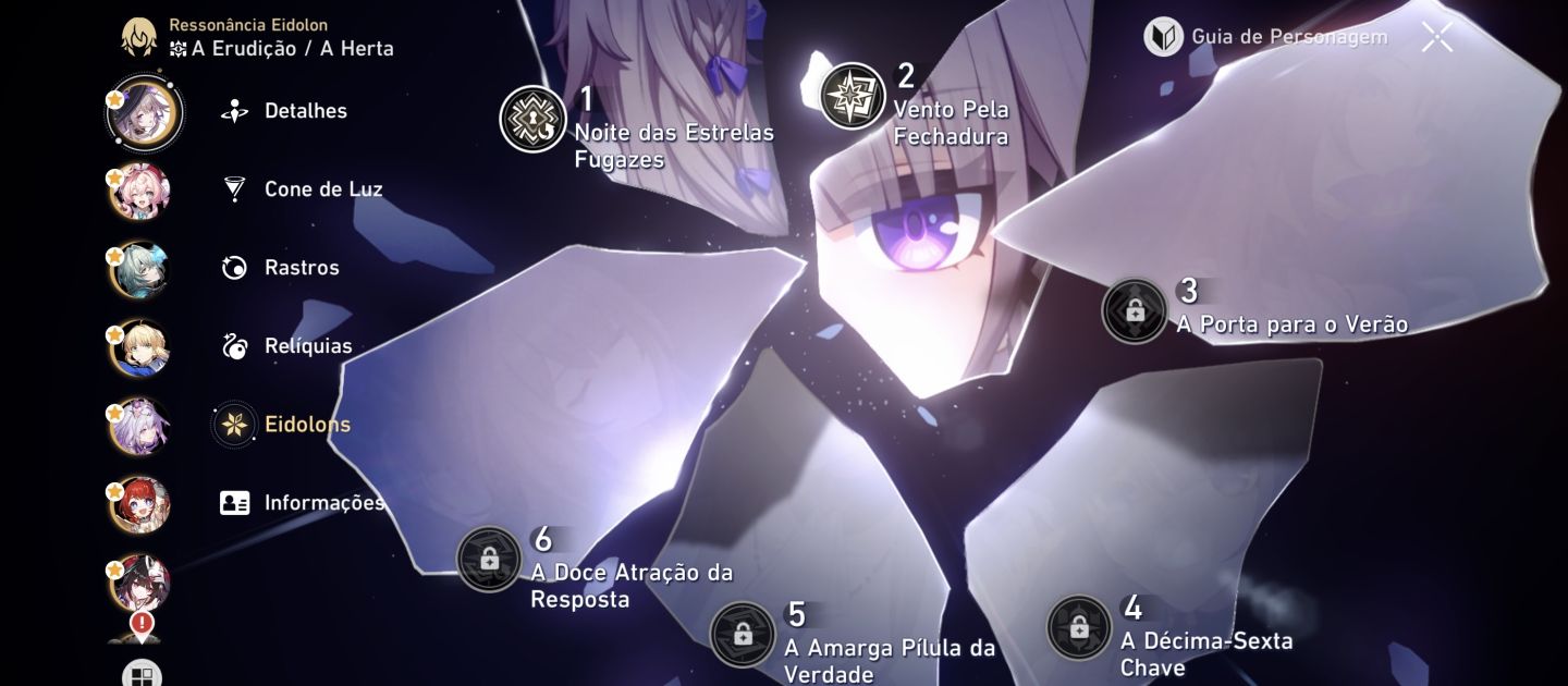 Conta Honkai star rail