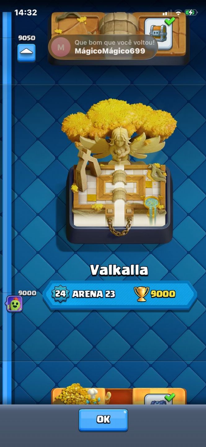 Conta de clash Royale gemada no preço/ com vários itens raros