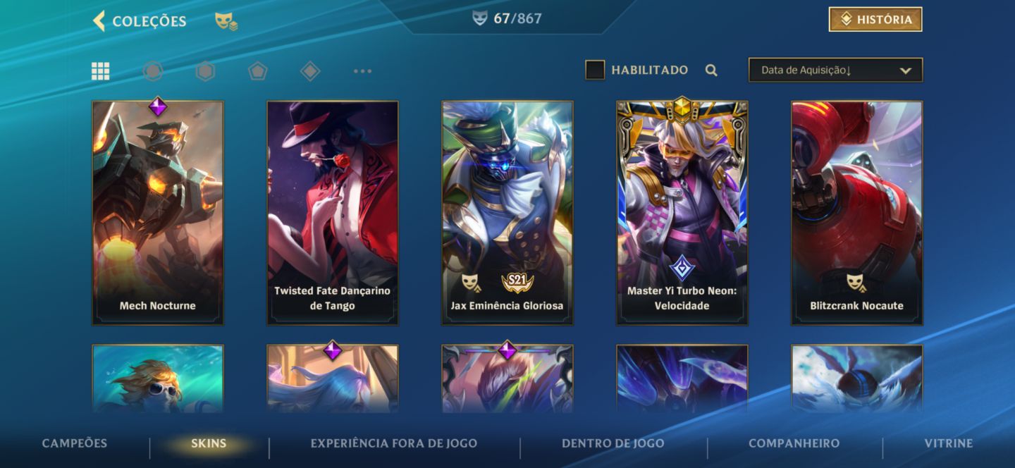 Conta Wild Rift Completa!! Muitas Skins